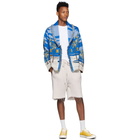 Alanui Off-White Cashmere Bermuda Shorts