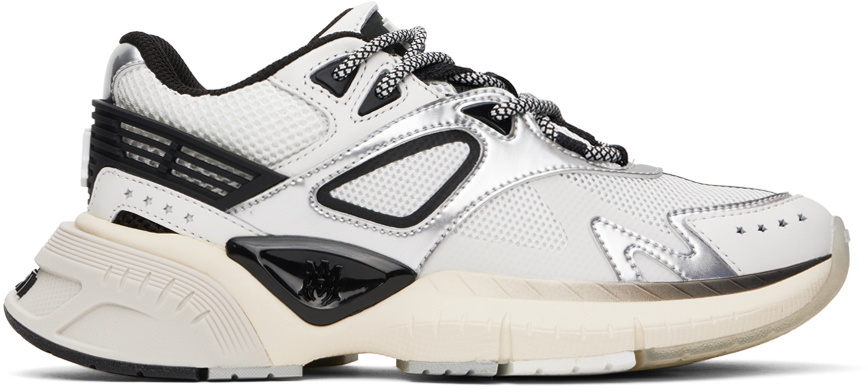 AMIRI Black & Silver MA Runner Sneakers Amiri AMIRI Black & Silver MA Runner Sneakers Amiri
