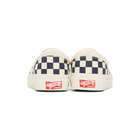 Vans Blue and White OG Checkerboard Classic Slip-On Sneakers