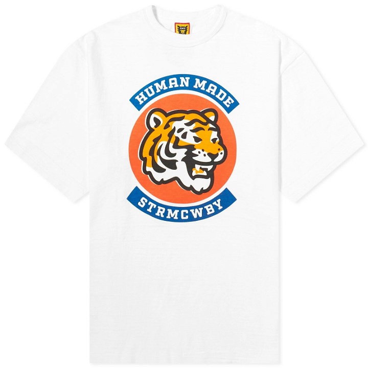 Photo: Human Made Men's Tiger Crest T-Shirt in White