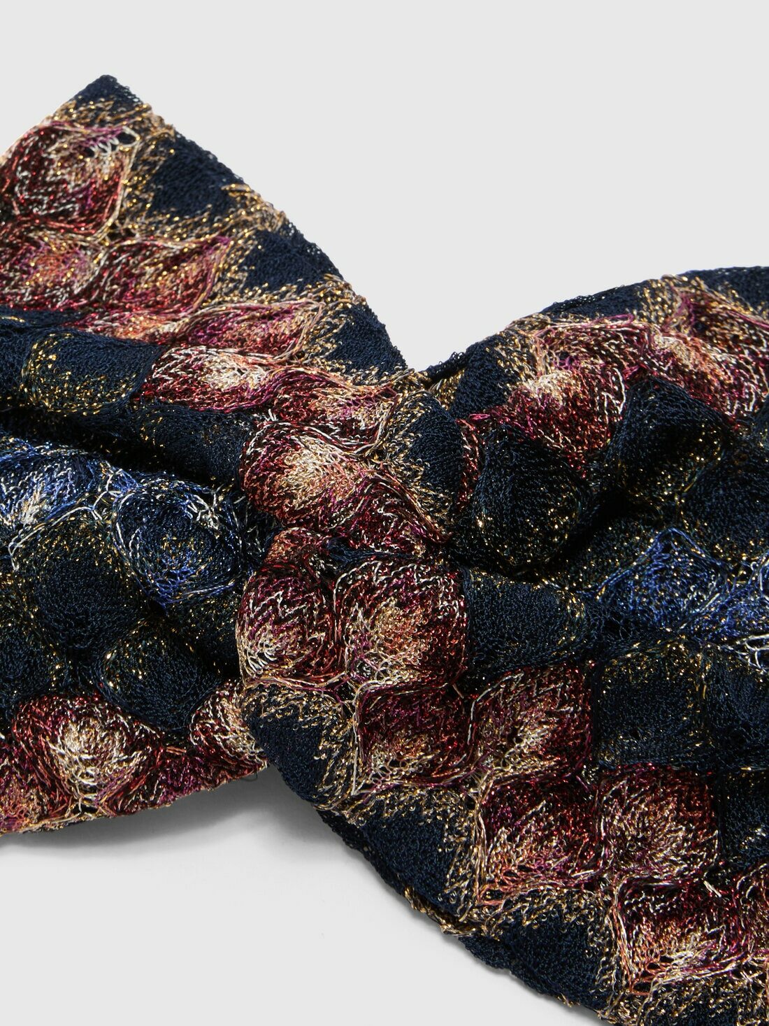 Missoni - Viscose lamé headband, Women, Multicoloured