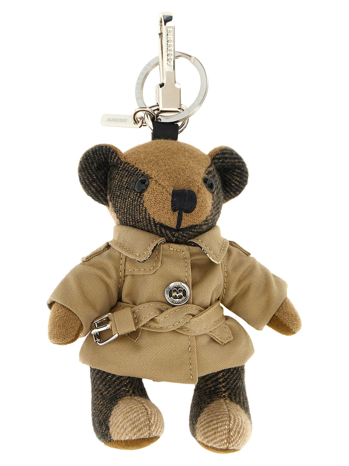 ファッション雑貨・小物その他 BURBERRY IS THOMAS CHECK KEYRING Burberry | Women's Check Cashmere Thomas Bear Charm Keyring
