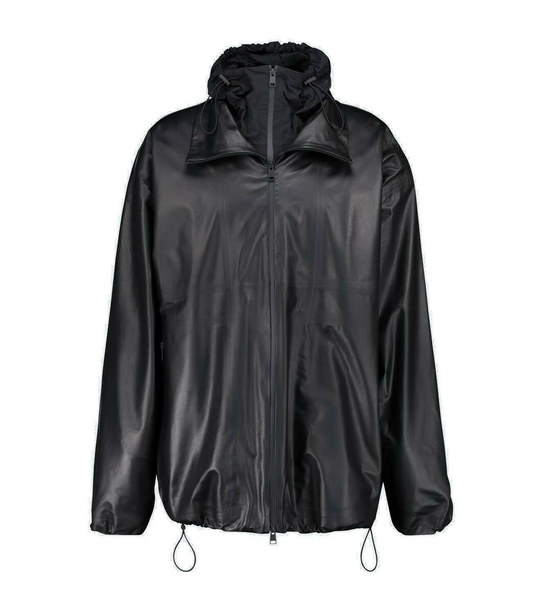 Bottega Veneta Red Hooded Leather Jacket Bottega Veneta Bottega Veneta Red Hooded Leather Jacket Bottega Veneta