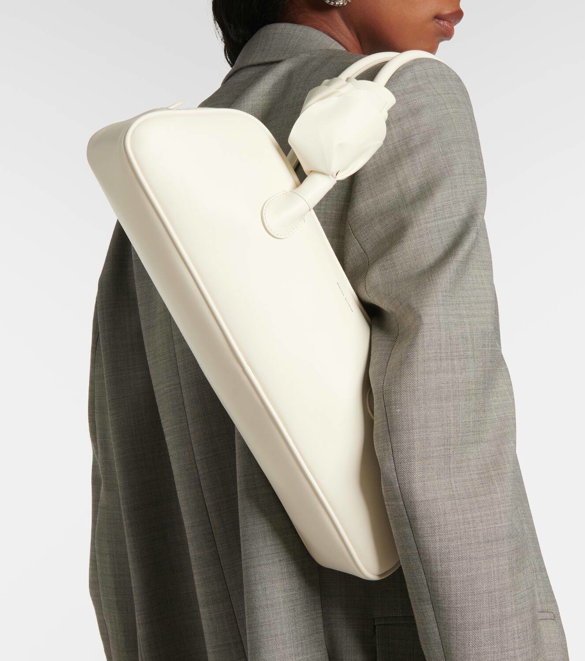 Magda Butrym Brigitte floral-appliqué leather shoulder bag