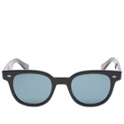 Garrett Leight Men's Canter Sunglasses in Black/Blue Smoke