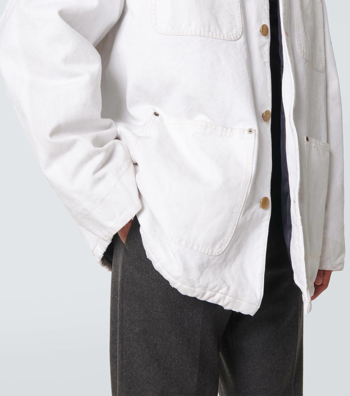 ブルゾン Prada White Cotton Reversible Jacket Prada Cotton Bomber Jacket | White | FARFETCH