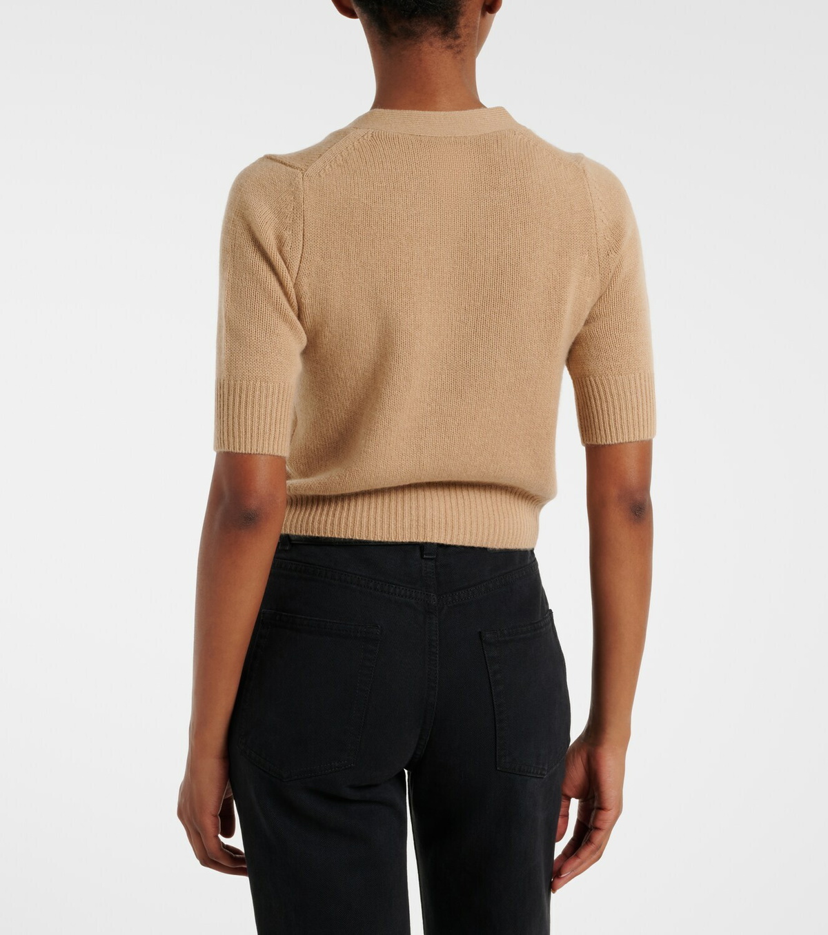 Jardin des Orangers Cropped cashmere cardigan