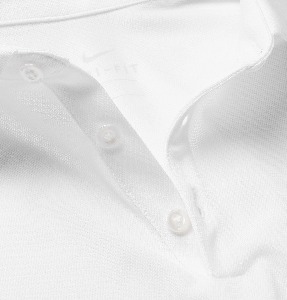 Nike Tennis - NikeCourt Dry Dri-FIT Piqué Tennis Polo Shirt - Men - White