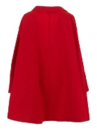 Valentino Shirt Mini Dress With Cape
