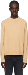 Acne Studios Beige Crewneck Sweater