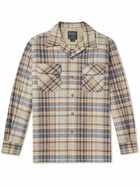 Pendleton - The Original Board Camp-Collar Checked Virgin Wool Shirt - Brown