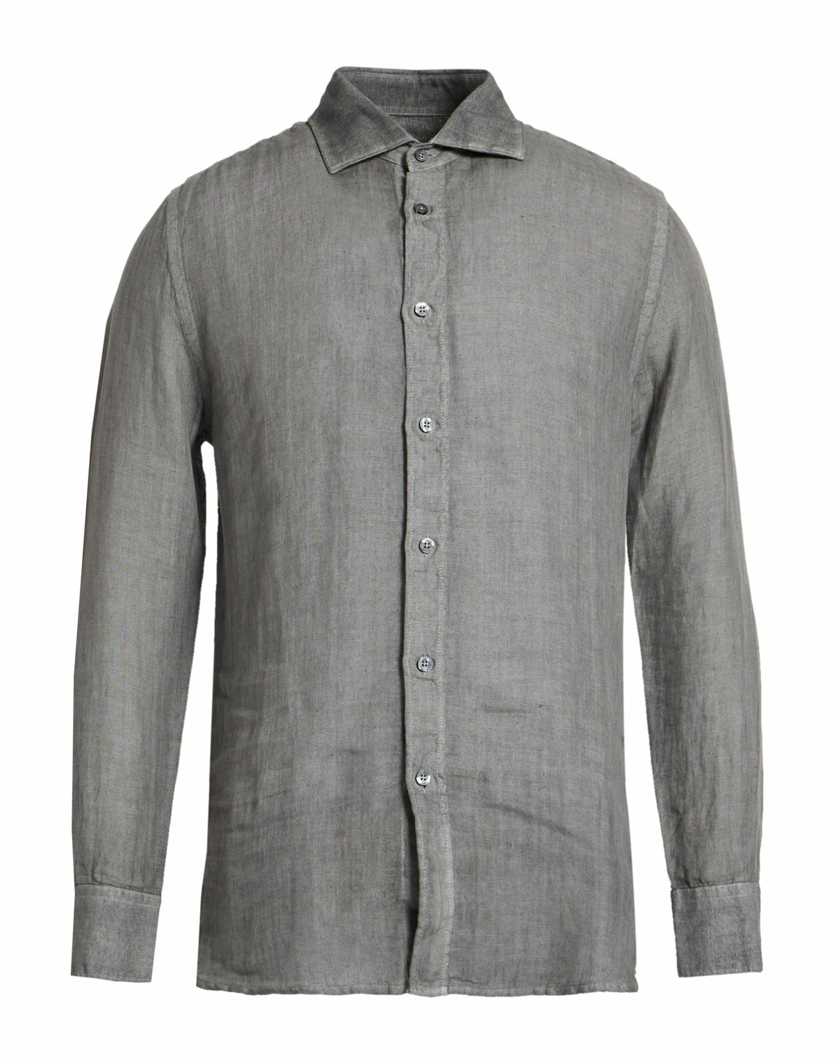 120% Lino Mens Shirt Charcoal