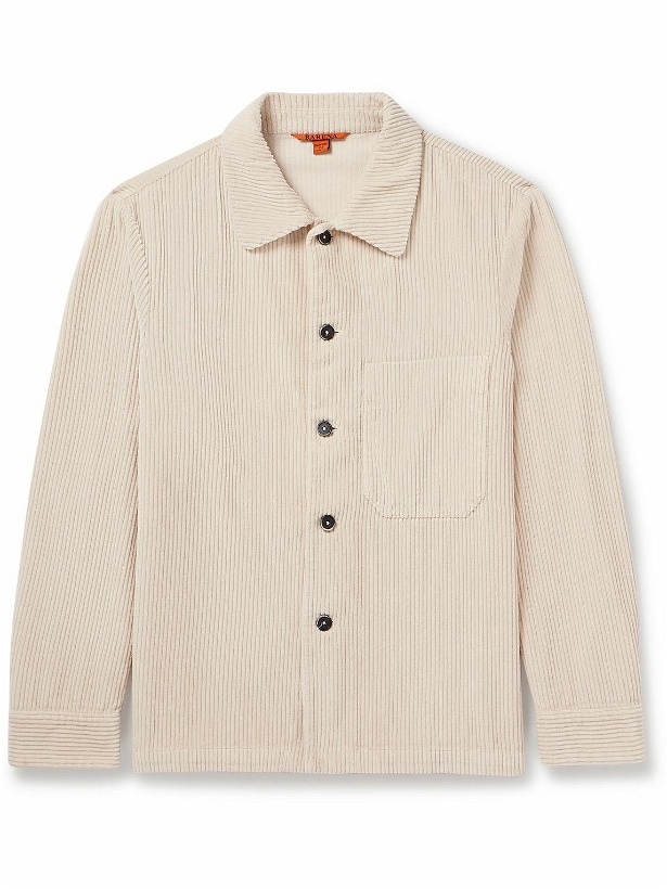 Photo: Barena - Garment-Dyed Cotton-Corduroy Overshirt - Neutrals