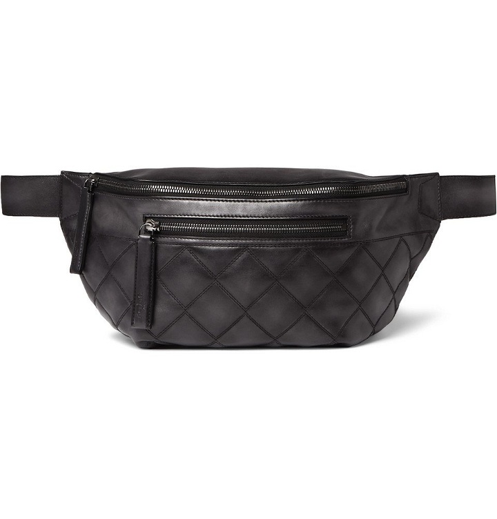 Photo: Berluti - Quilted Leather Belt Bag - Men - Black