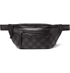 Berluti - Quilted Leather Belt Bag - Men - Black