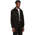 Calvin Klein Jeans Est. 1978 Black Trucker Jacket