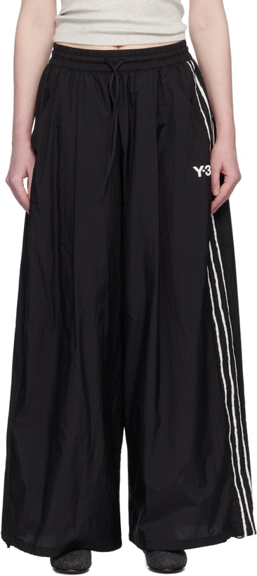 Photo: Y-3 Black 3S Wide Track Pants