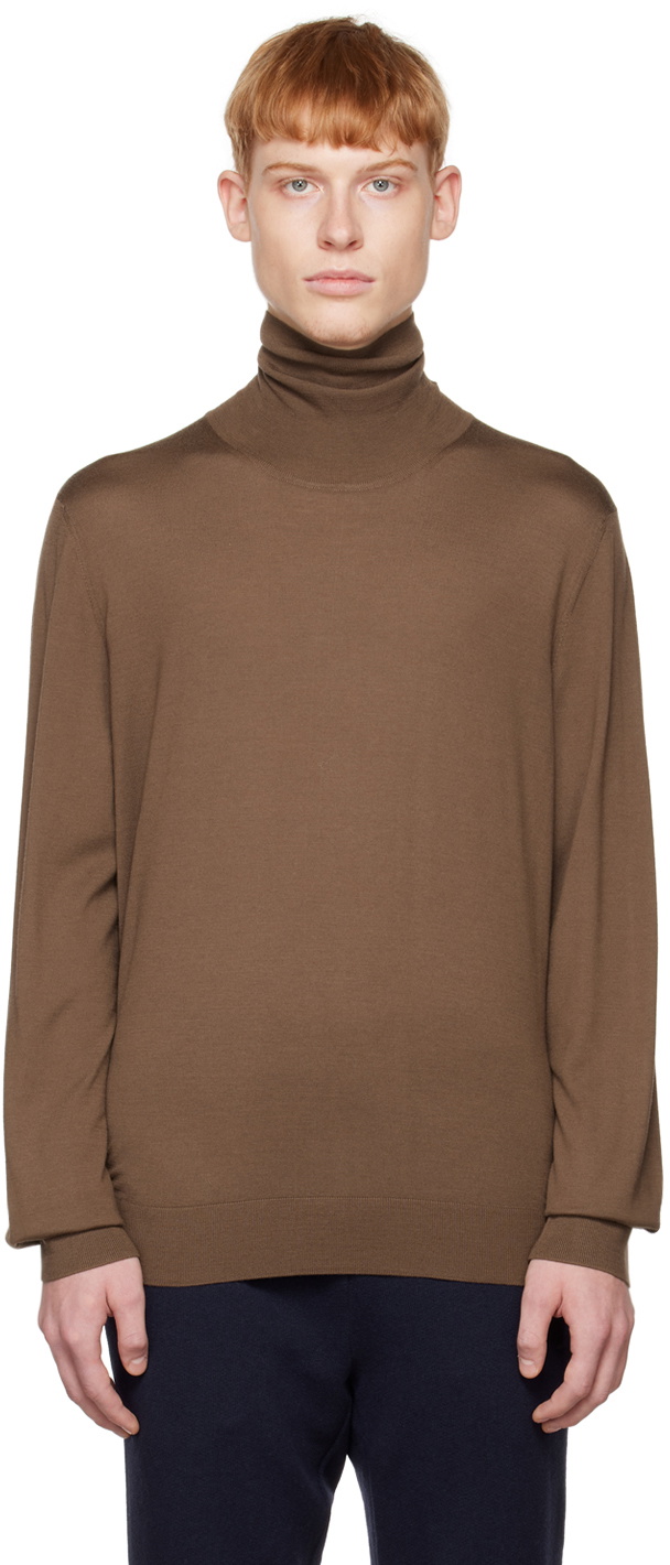The Row Taupe Elam Turtleneck