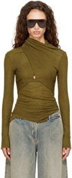 Entire Studios Khaki Gres Top