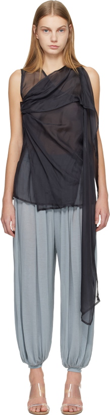 Photo: Belle Anna Navy Vale Top