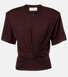 Magda Butrym Floral-appliqué jersey T-shirt