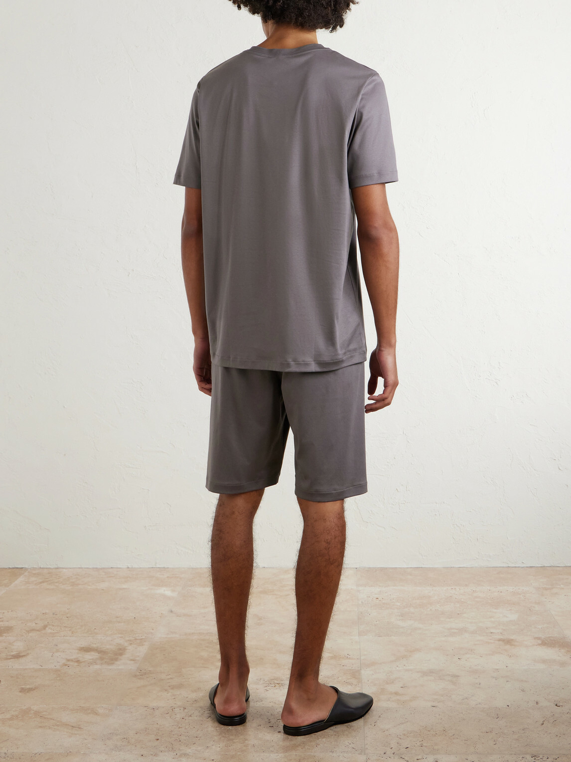 Zimmerli - Sea Island Cotton-Jersey Pyjama Set - Brown