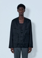 Maison Margiela Buttoned Jacket with Patch Pockets