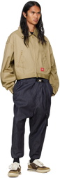 FUMITO GANRYU Indigo Airy Jeans