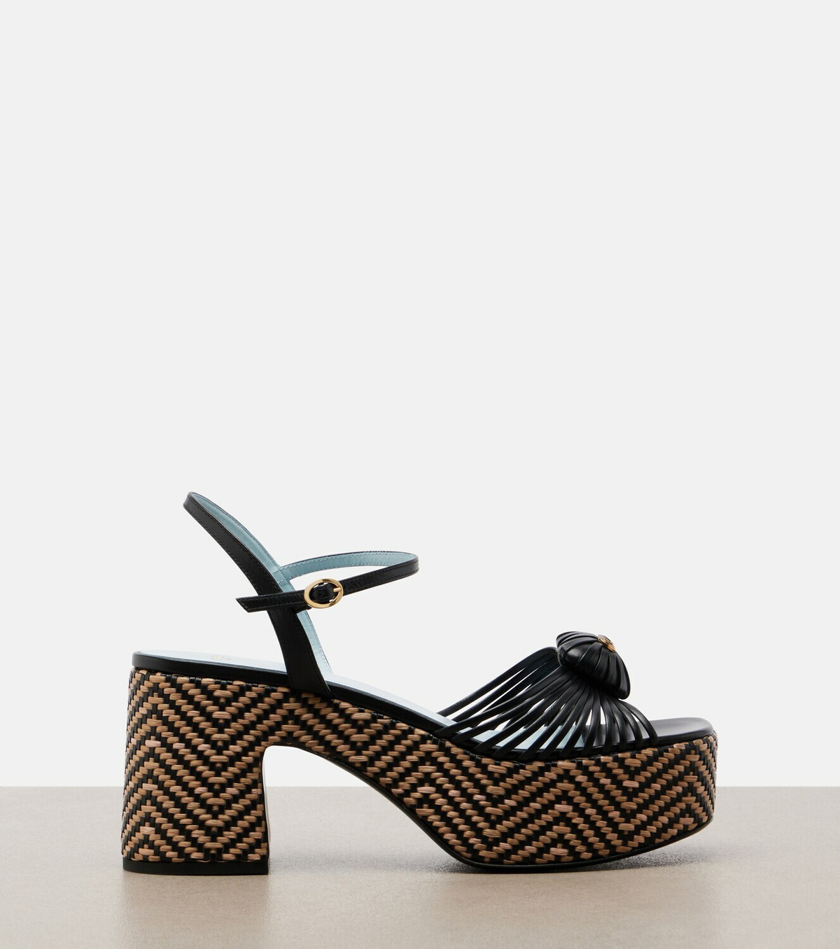 Valentino Garavani Cœur Royal leather platform sandals