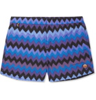 Missoni - Mid-Length Printed Swim Shorts - Men - Blue