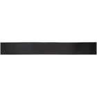 Saint Laurent Black Folk Buckle Belt