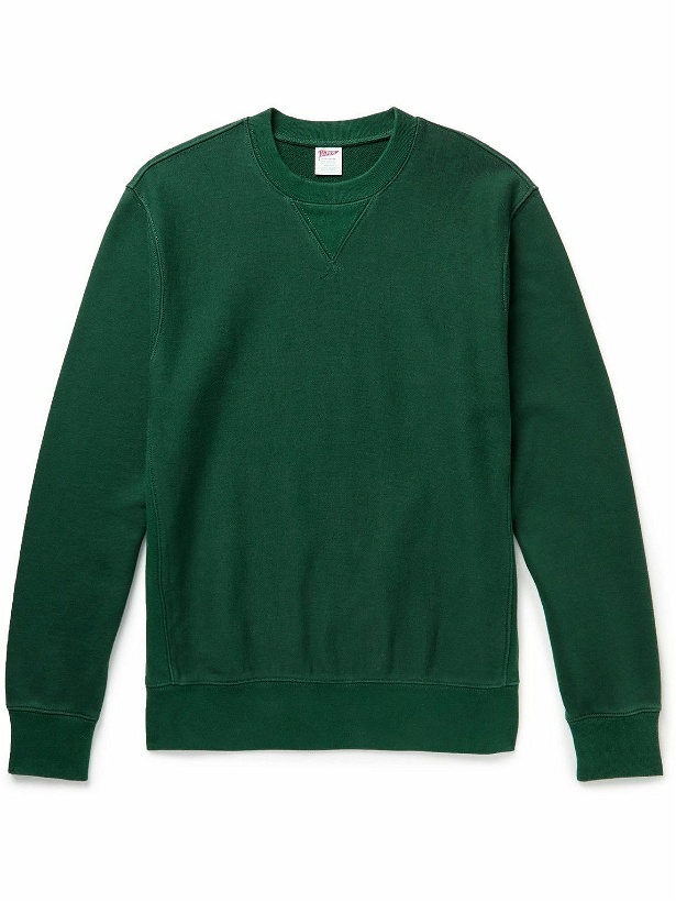 Photo: J.Crew - Cotton-Blend Jersey Sweatshirt - Green