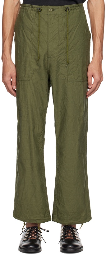 Photo: NEEDLES Green Fatigue Trousers