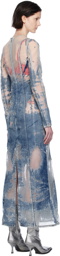 Diesel Blue De-Nicolo-Fsd Maxi Dress