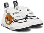 Moschino Baby White Teddy Sport Sneakers