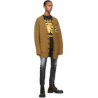 Dsquared2 Brown Oversize Boyfriend Cardigan