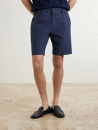 Paul Smith - Straight-Leg Cotton and Lyocell-Blend Shorts - Blue