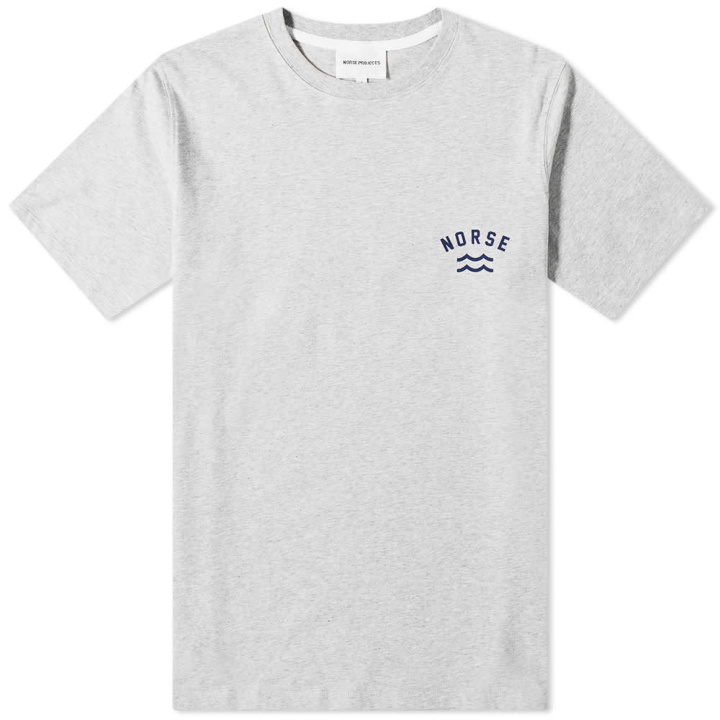 Photo: Norse Projects Niels Ivy Wave Logo Tee