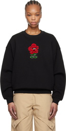 Kenzo Black Kenzo Paris VERDY Edition Embroidered Oversized Sweatshirt