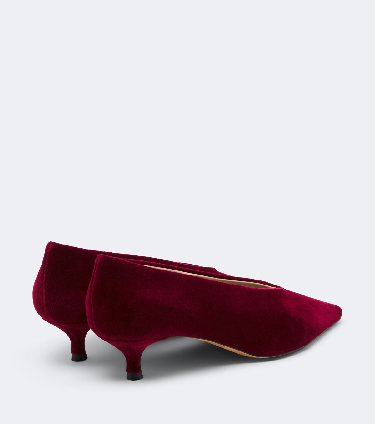 Le Monde Béryl Babouche velvet pumps