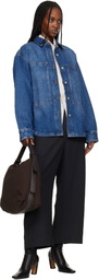 Studio Nicholson Blue Paso Denim Shirt