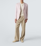 Canali Cotton and silk polo shirt