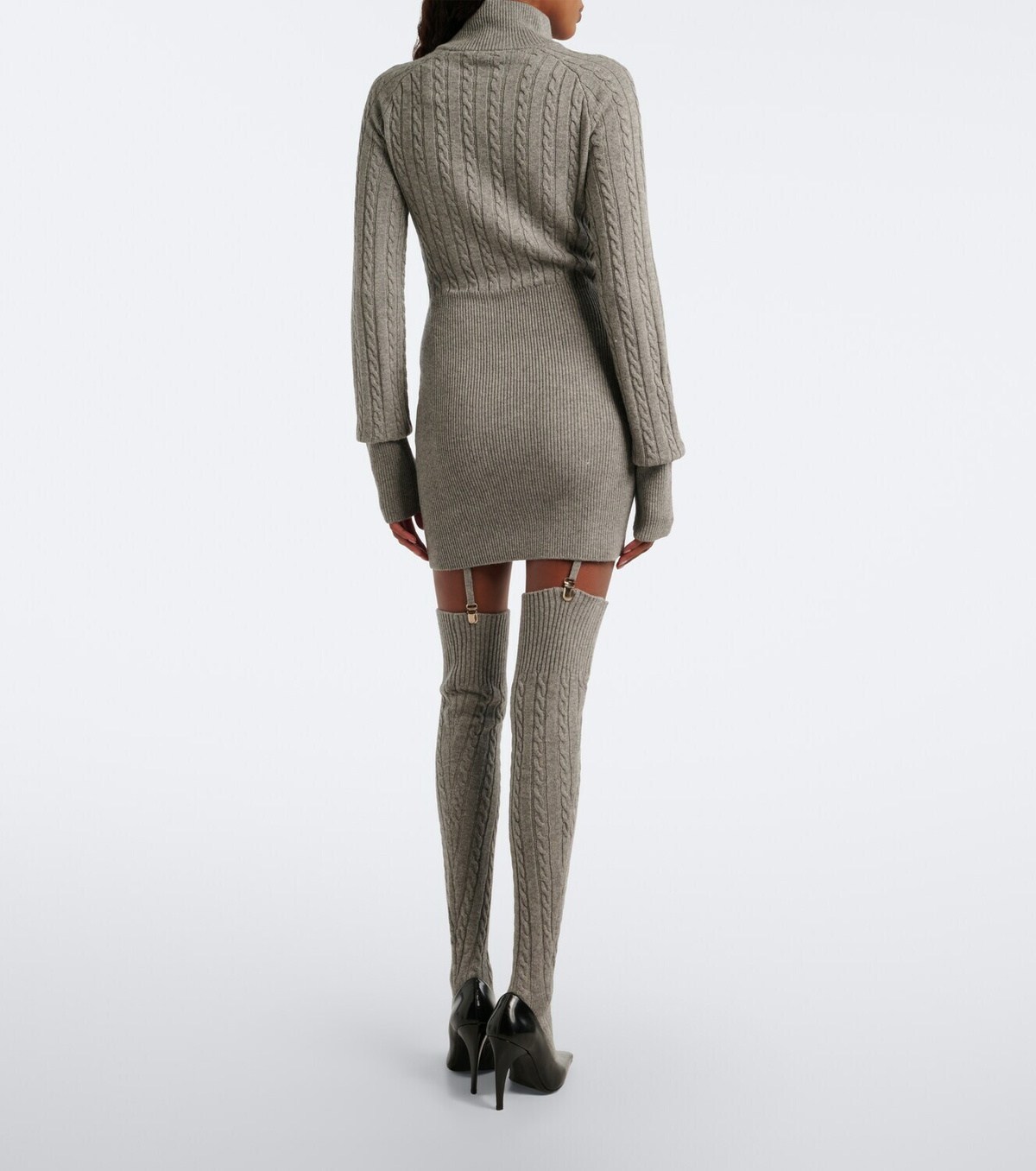 Aya Muse Rovo minidress and over-the-knee socks set