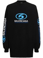 BALENCIAGA - Surfer Cracked Vintage Cotton T-shirt