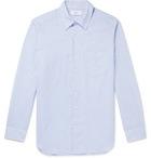 Mr P. - Striped Linen and Cotton-Blend Shirt - Blue