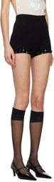 SHUSHU/TONG Black Knitted Shorts