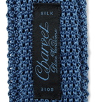 Charvet - Set of Three 4.5cm Knitted Silk Ties - Blue