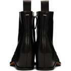 Maison Margiela Black Heel-Less Western Flame Boots