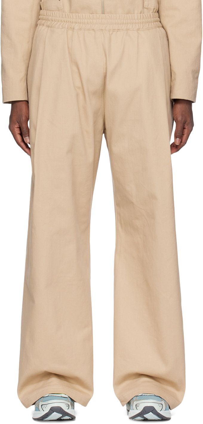 WYNN HAMLYN Tan Boof Trousers Wynn Hamlyn