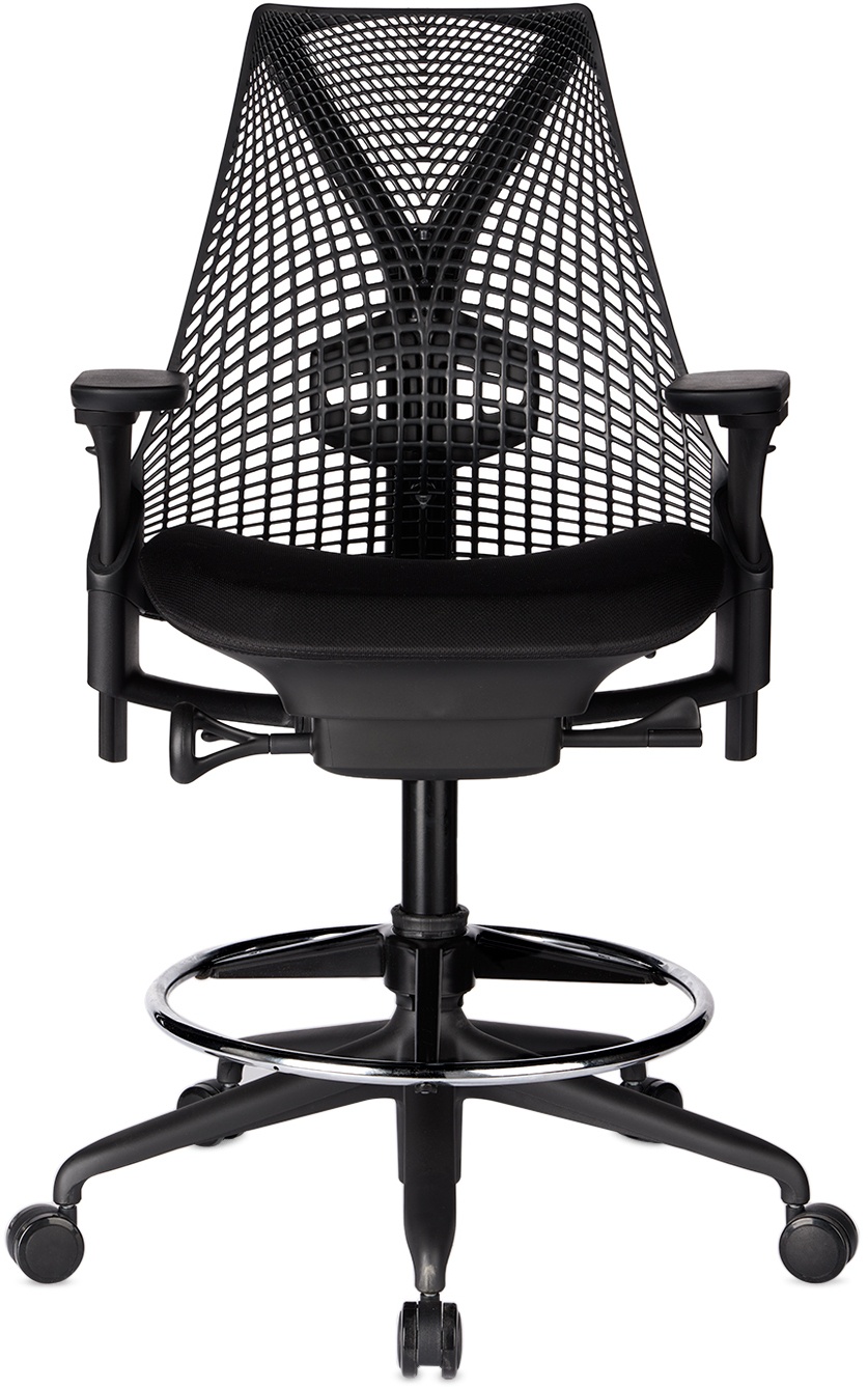 Photo: Herman Miller® Black Sayl Stool Chair